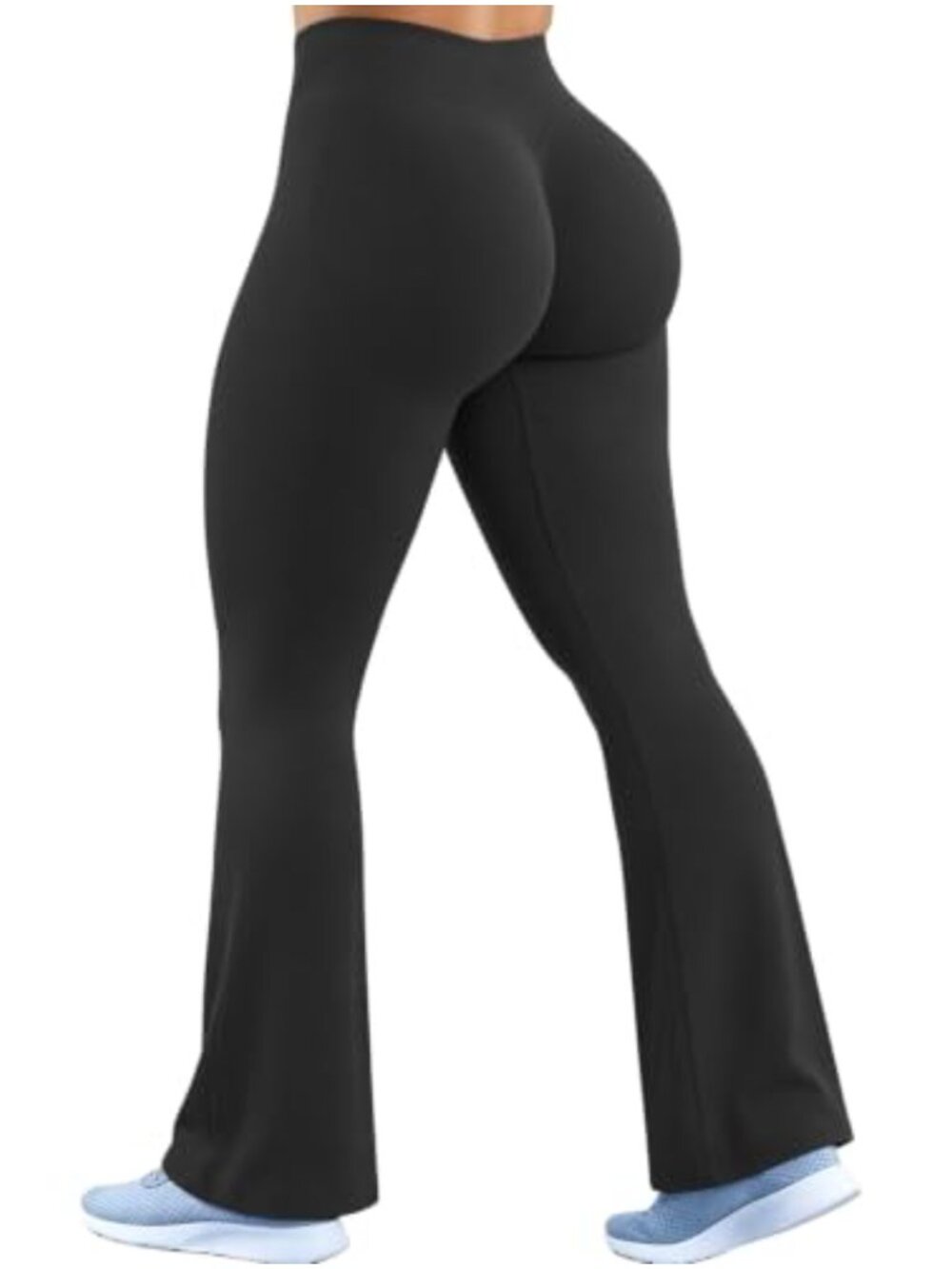 Mini Flare Leggings Seamless Butt Lift High Waist Tummy Control Yoga Pants